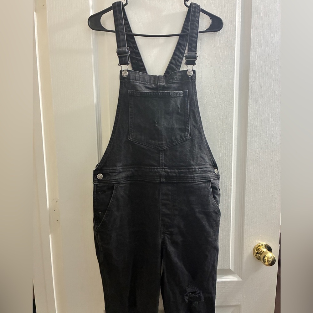 Old navy Women black denim overall